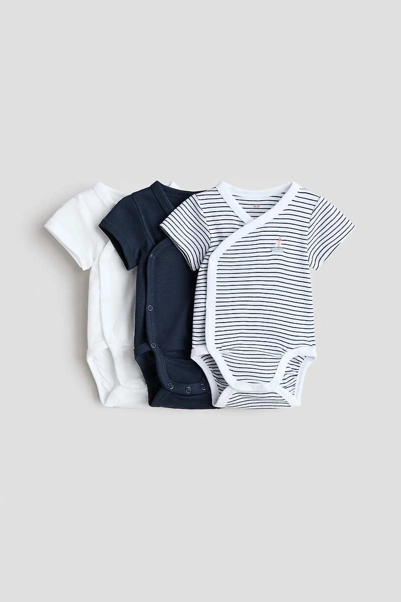 3-pack Wrapover Bodysuits