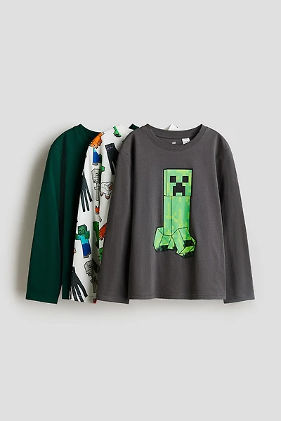 3-pack Long-sleeved T-shirts