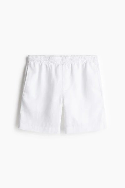 Short Coupe Classique en lin