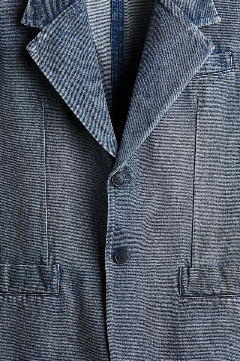 Blazer ample en denim