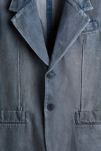 Blazer ample en denim