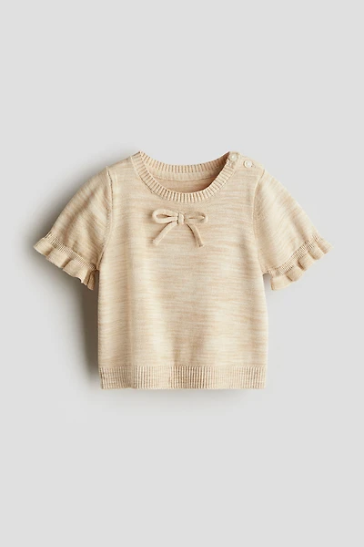 Haut en fin tricot