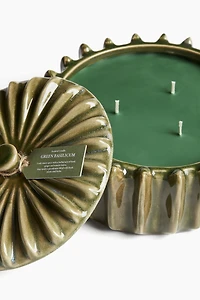 Scented Candle Stoneware Holder