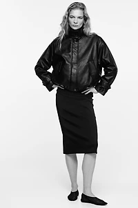 Oversized Coated Jacket