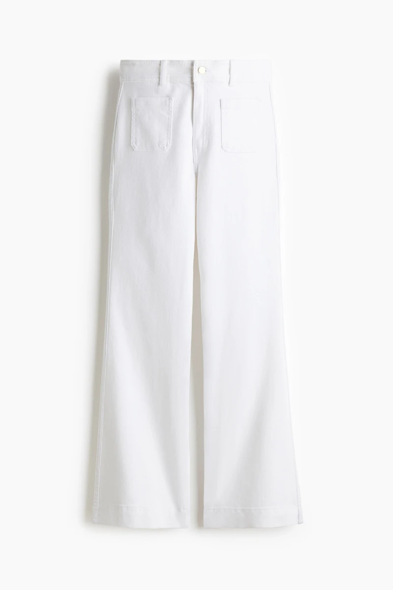 Jean évasé taille haute