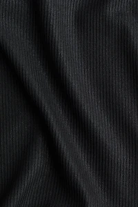 Ribbed One-Shoulder Top