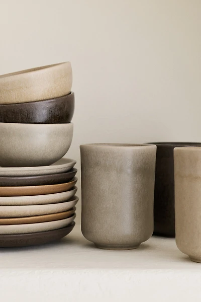 Lot de 4 tasses en grès cérame