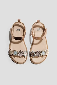Appliquéd Sandals