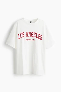T-shirt grande taille imprimé