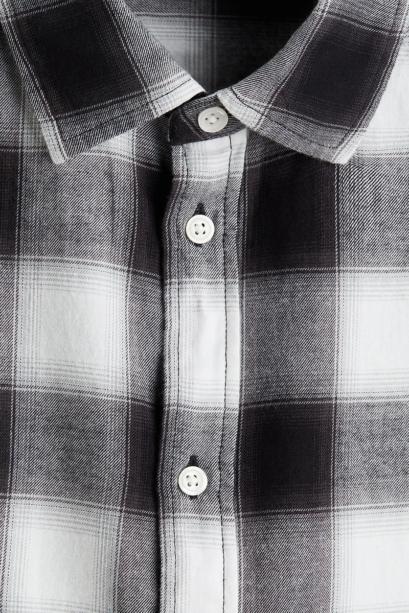 Relaxed-Fit Flannel Shirt