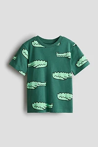 Printed Cotton T-Shirt