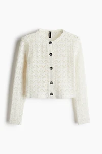 Chandail en tricot pointelle