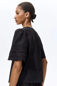 Puff-Sleeved Blouse