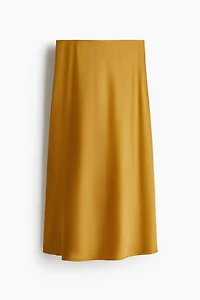 Satin Midi Skirt