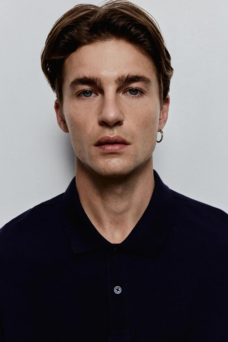 Regular Fit Piqué Polo Shirt