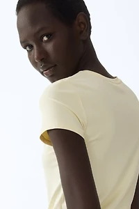 T-shirt ajusté en microfibre