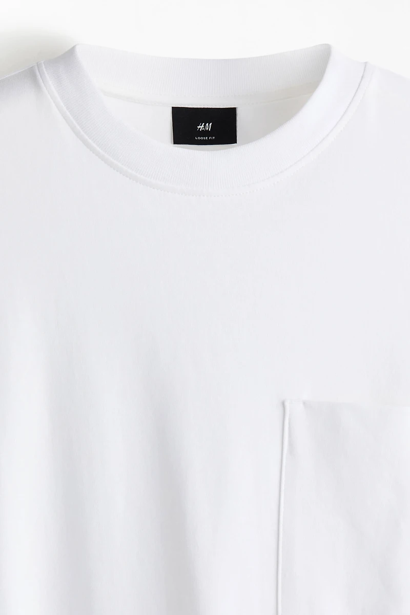 Loose-Fit Long-Sleeved Jersey Shirt