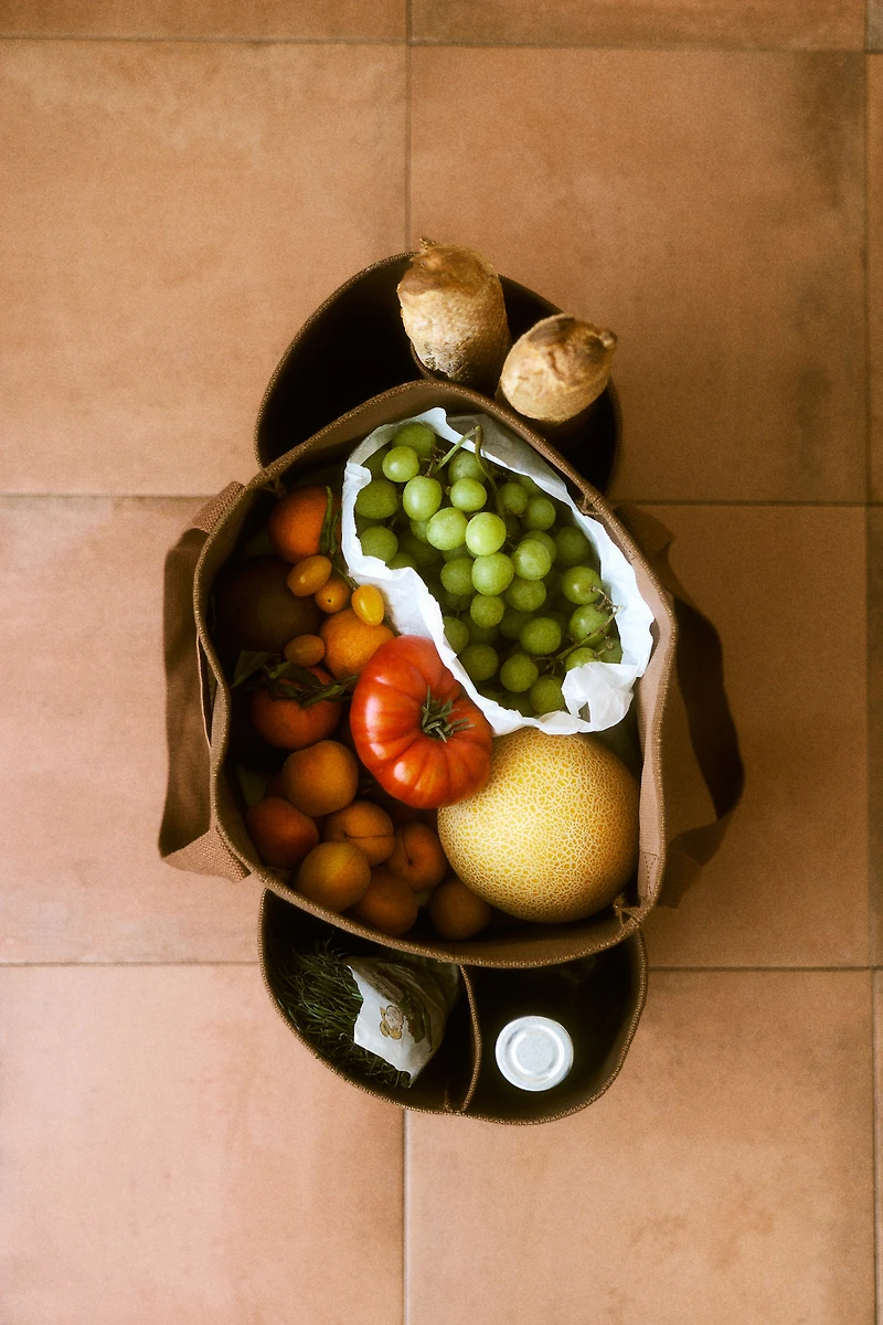 Large Jute-Blend Shopper