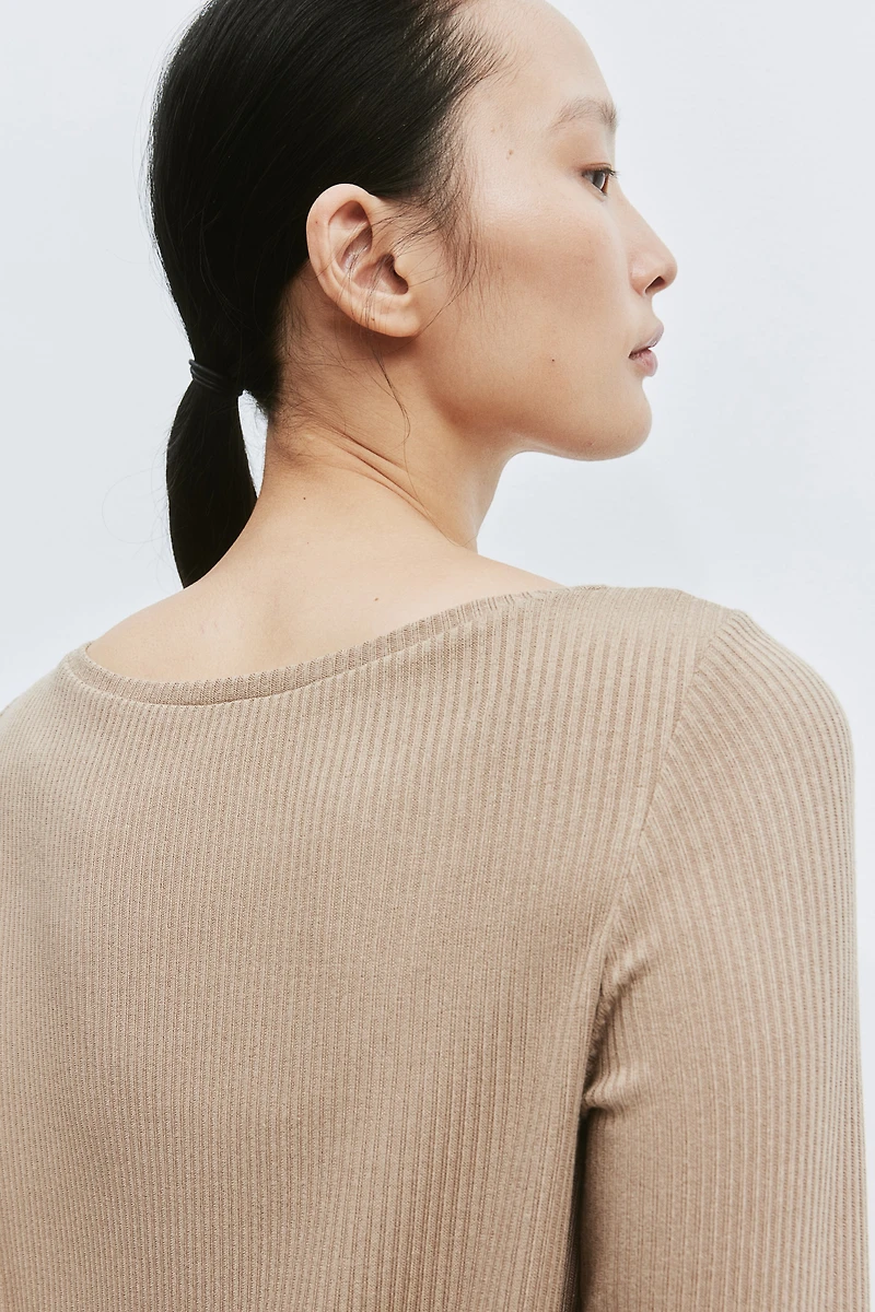 Boat-Neck Sweater