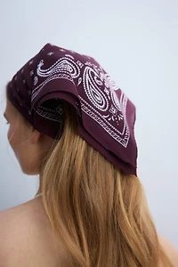 Patterned Cotton Scarf