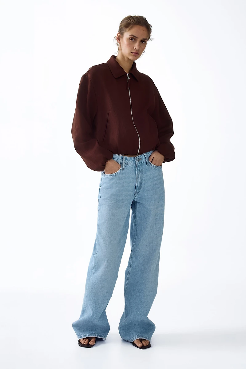 Veste ample à effet bouffant au bas