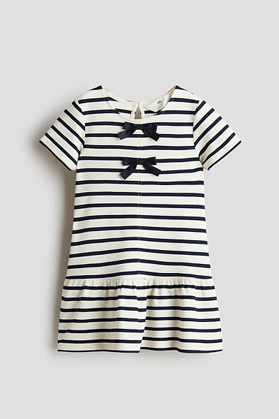 Bow-Detail Jersey Dress