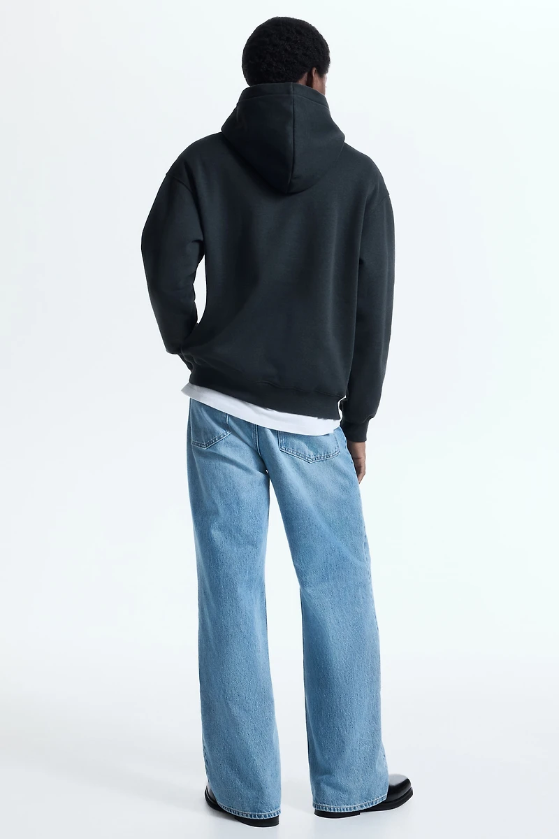 Loose-Fit Printed Hoodie