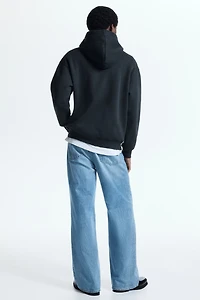 Loose-Fit Printed Hoodie