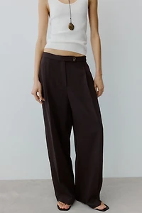 Pantalon chic à jambes larges