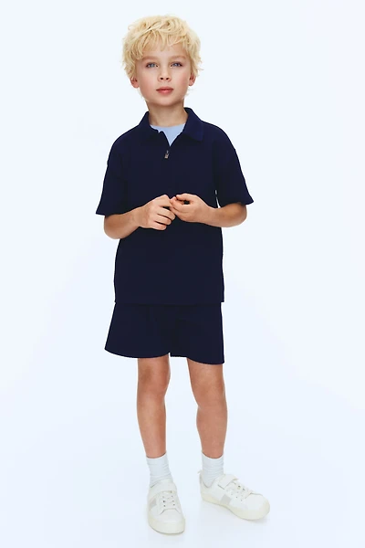 2-Piece Textured Jersey Set