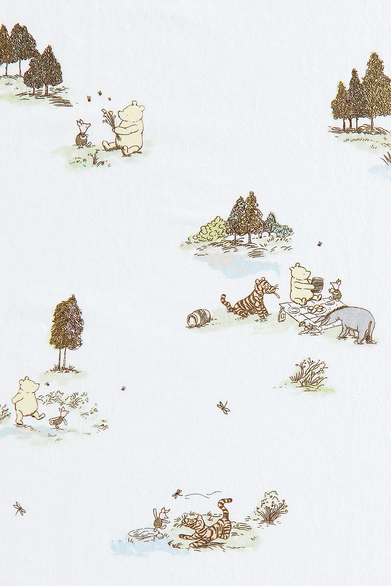 Patterned Percale Crib Fitted Sheet