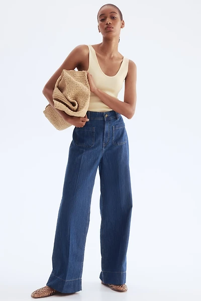 Wide High Jeans