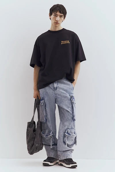 Oversized Fit Printed T-shirt