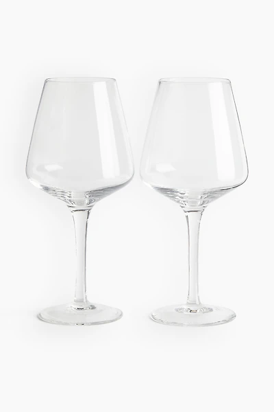 Lot de 2 verres à vin