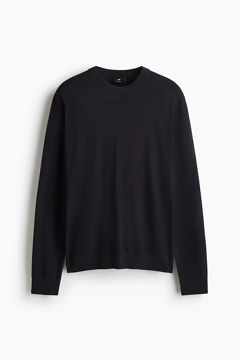Regular-Fit Fine-Knit Sweater