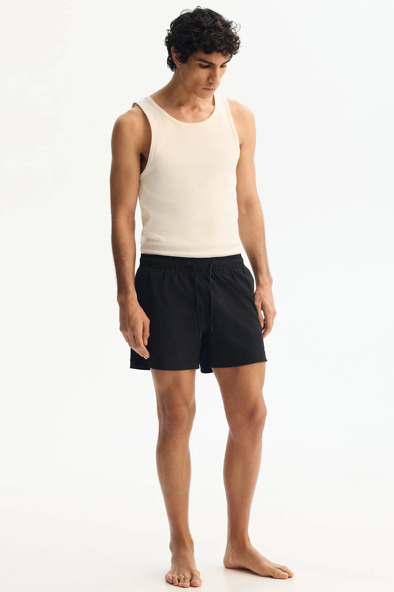 Seersucker Swim Shorts