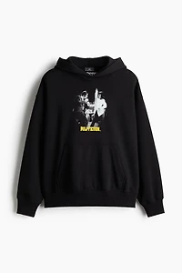 Oversized Fit Printed Hoodie