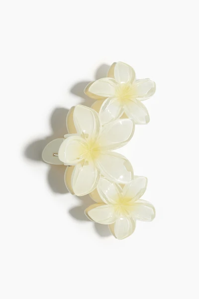 Pince à cheveux fleurie