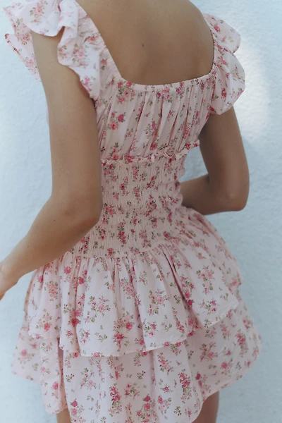 Smocked-Waist Dress