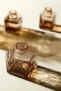 Textured-Glass Bud Vase