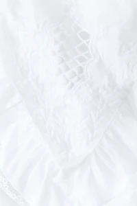 Ruffle-Trimmed Strappy Top
