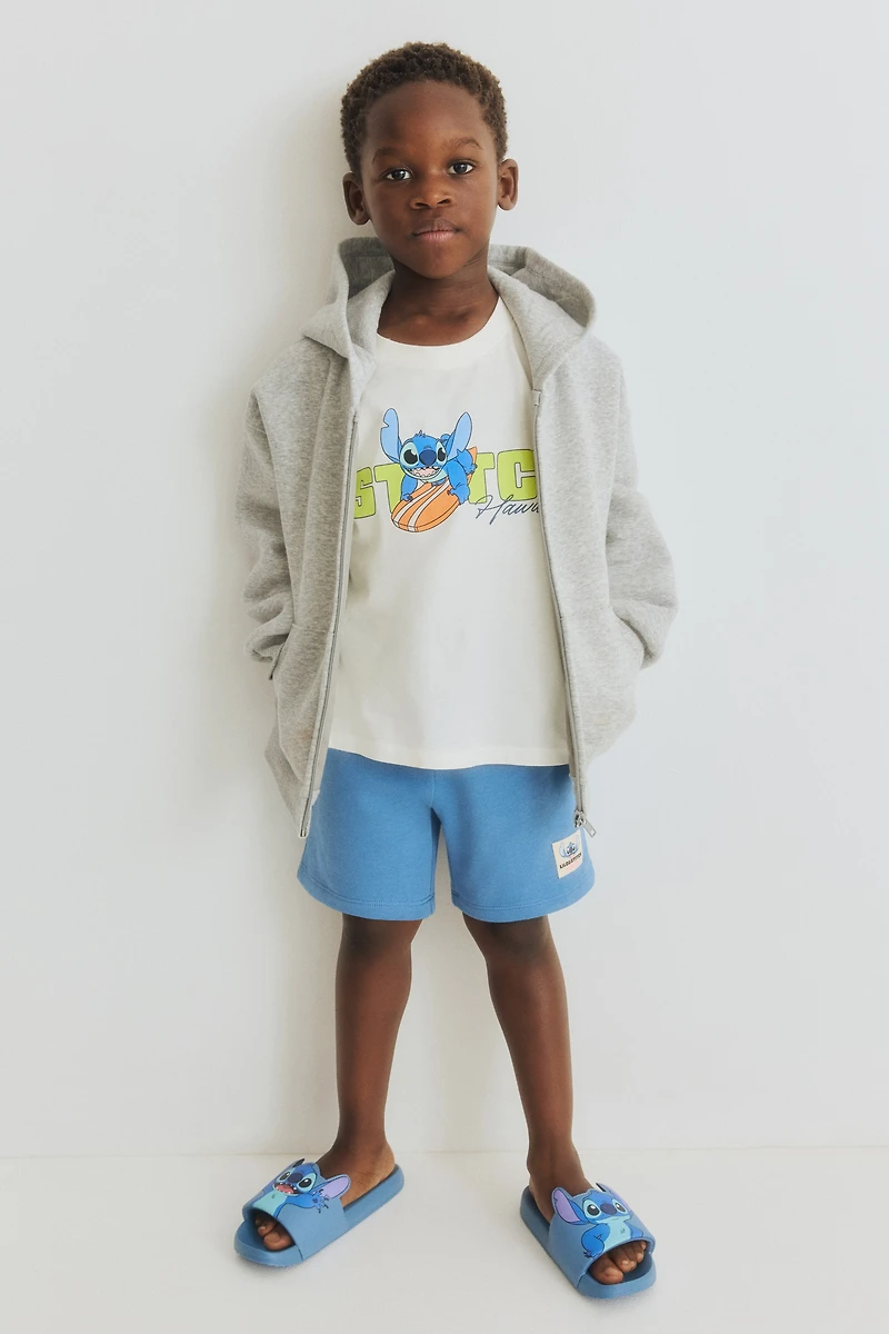 Débardeur en coton avec motif imprimé
