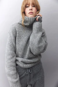 Oversized Turtleneck Sweater