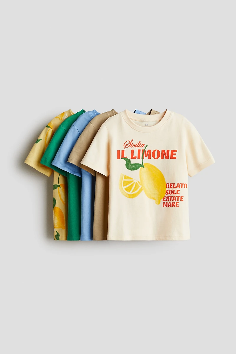 5-pack Jersey T-shirts