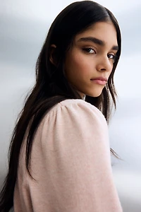 Puff-Sleeved Sweater