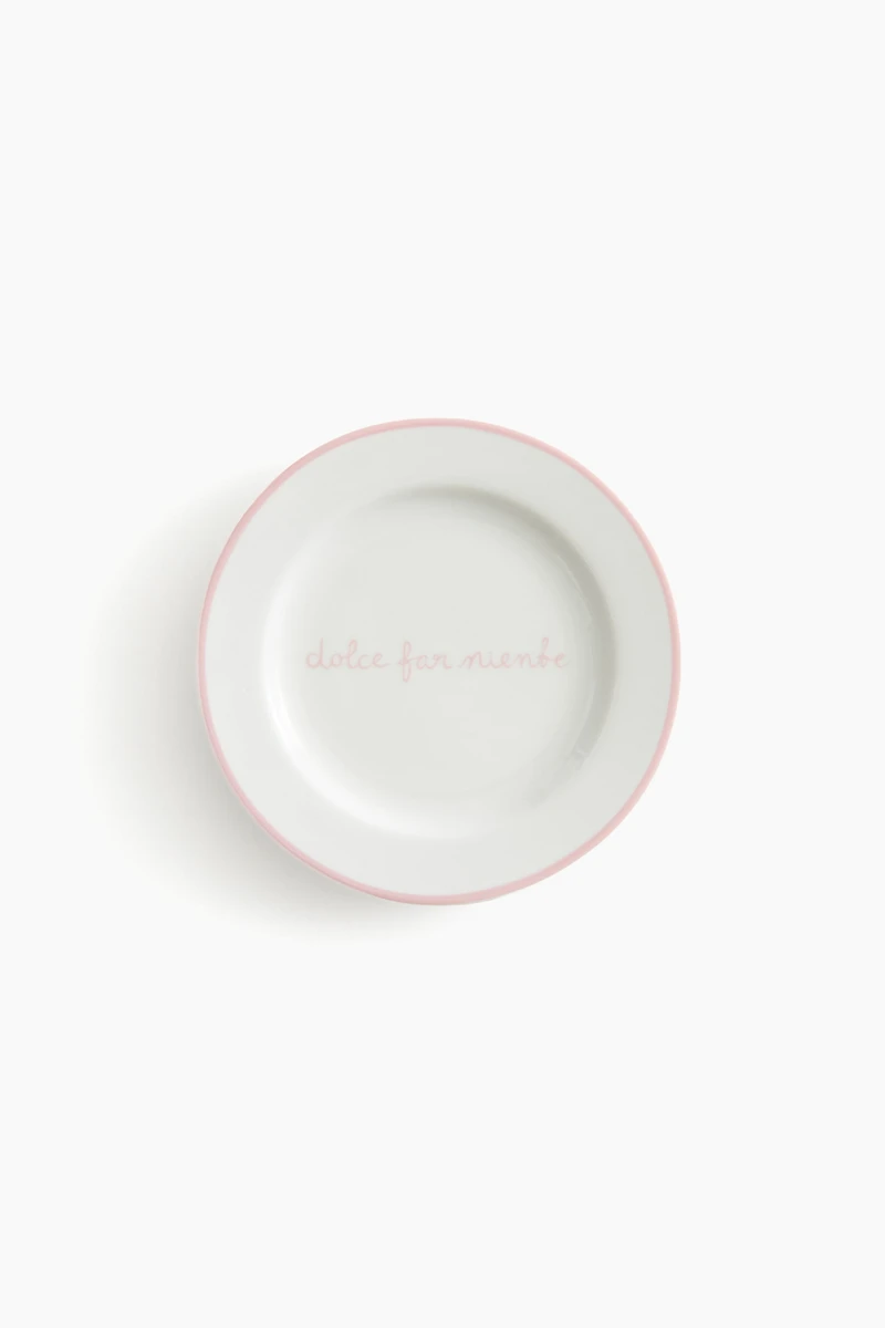 Small Porcelain Plate with Motif