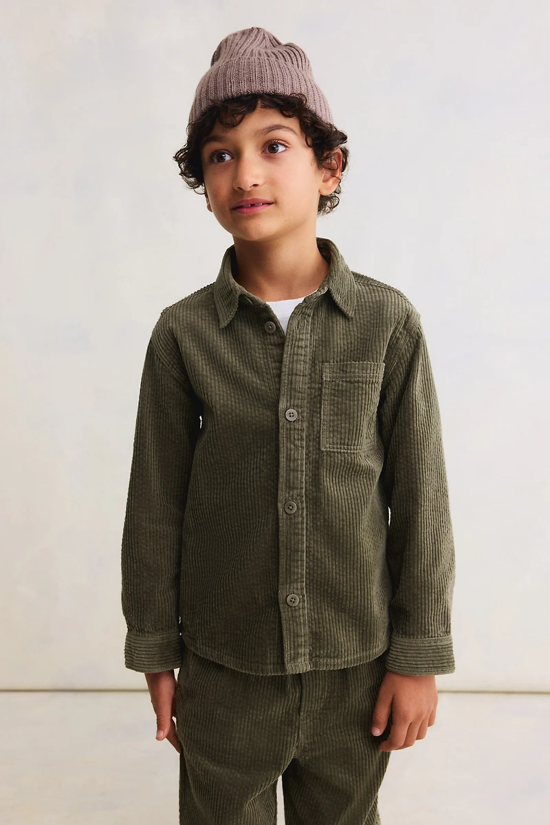 Corduroy Cotton Overshirt