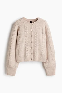 Cable-Knit Cardigan