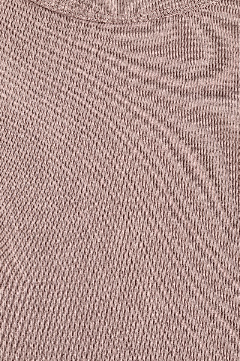 Ribbed Cotton Jersey Top