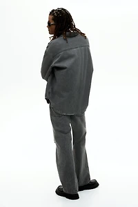 Oversized-Fit Denim Shirt